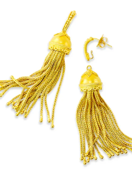 Carolyn Tyler "Capitol" Tassel Drops for Earrings