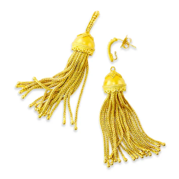 E-11452_1_350D-12537_10_450 Carolyn Tyler "Capitol" Tassel Drops for Earrings
