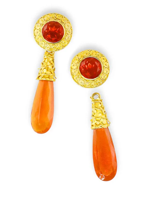 Carolyn Tyler "Spiral" Stud Earrings