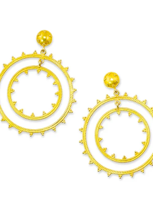 Carolyn Tyler "Dreamweaver Miro" Dangle Earrings