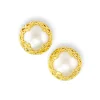Carolyn Tyler "Westminster" Button Earrings