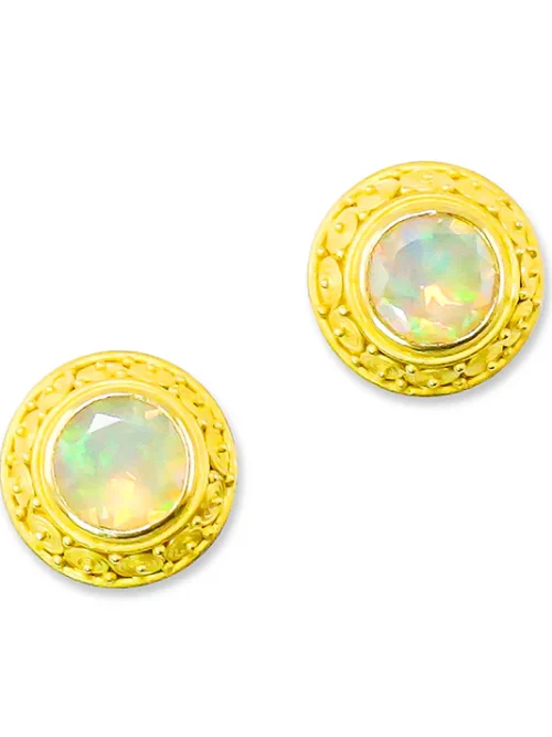 Carolyn Tyler "Susie Spiral" Stud Earrings