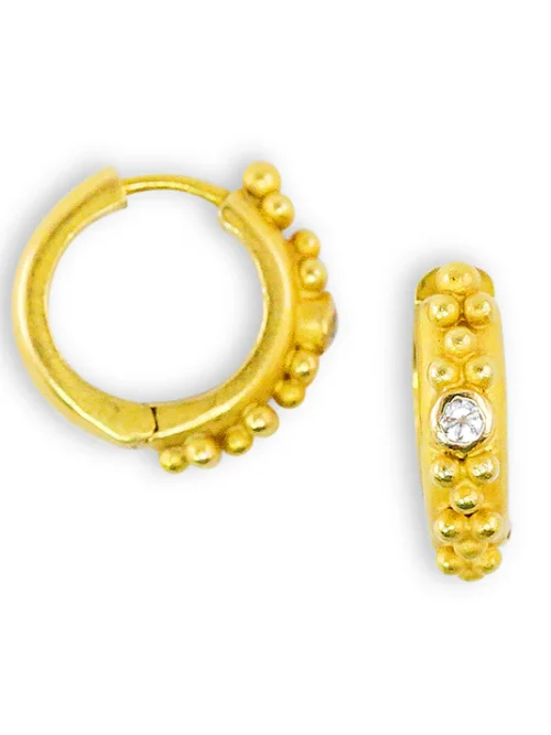 Carolyn Tyler "Angela" Hoop Earring