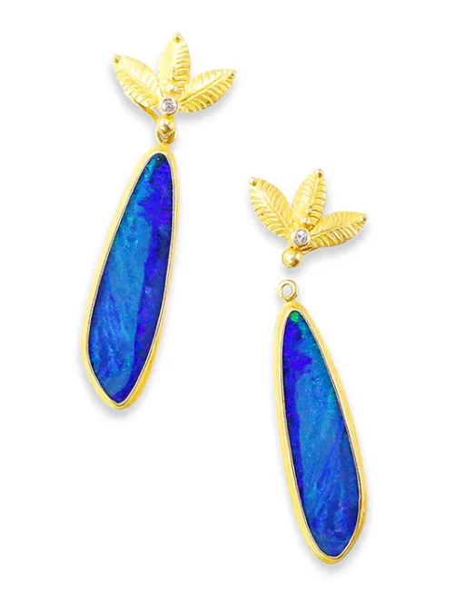 E-12985_1_400D-12065_2_950 Carolyn Tyler "Polos" Earring Drops for Hook Earrings