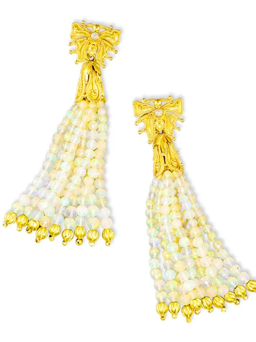 Carolyn Tyler "Datura" Tassel Earring Drops