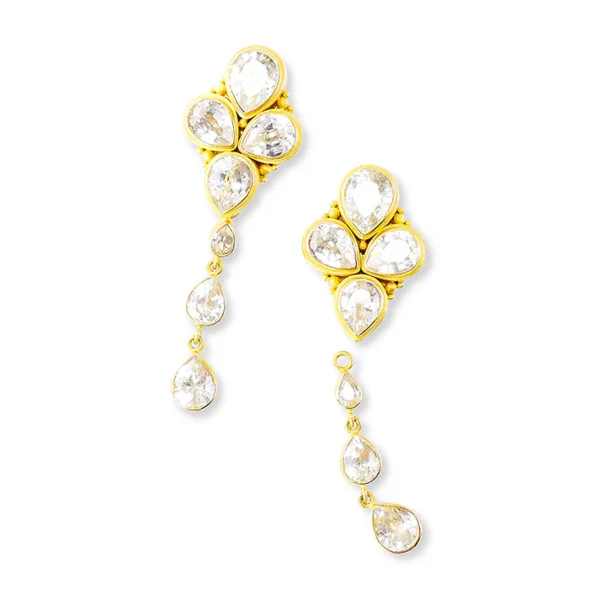 E-13162_8_150_1 Carolyn Tyler "White Dove" Dangle Earrings