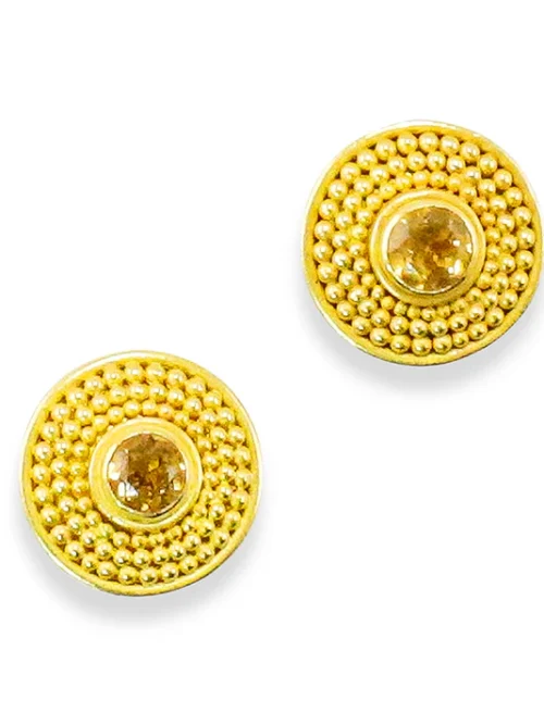 Carolyn Tyler  "Pinwheel Stud" Earrings