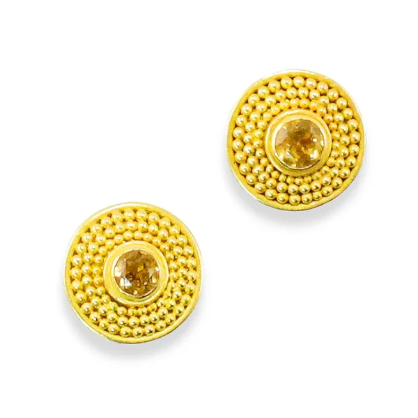 E-7215_2_000 Carolyn Tyler "Pinwheel Stud" Earrings