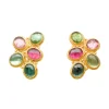 Carolyn Tyler "Provence" Button Earrings