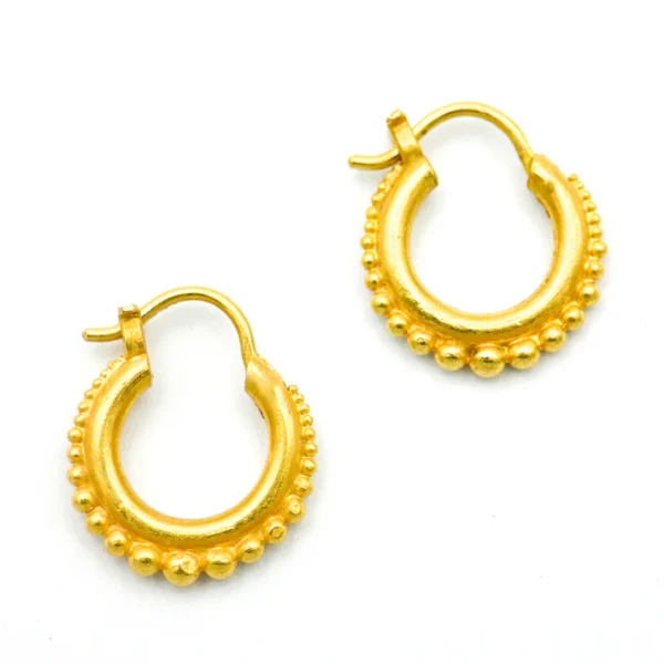 F29864D6-593E-4399-968E-143CC457ED23 Carolyn Tyler "Mini Jawan" Hoop Earrings
