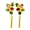 Carolyn Tyler "Provence" Button Earrings