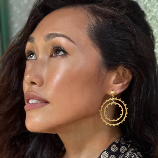 Carolyn Tyler "Dreamweaver Miro" Dangle Earrings