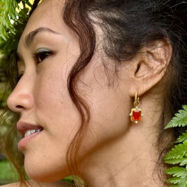 IMG_3203_7fa77415-604b-4586-b449-c040c5aa2d25 Carolyn Tyler "Mini Jawan" Hoop Earrings