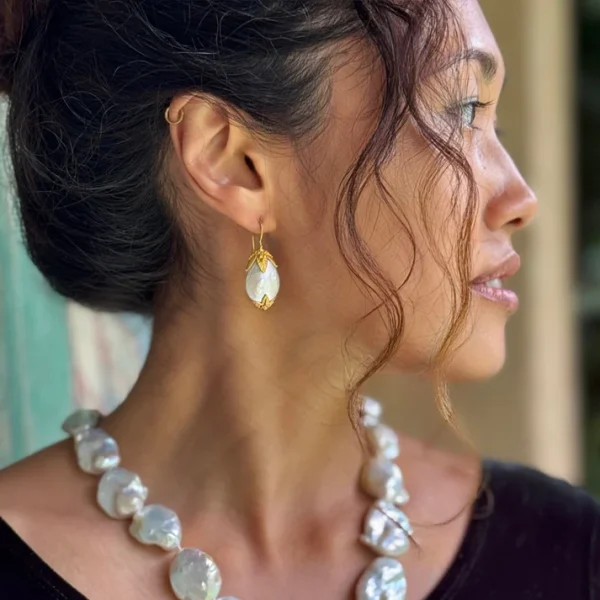 Carolyn Tyler "Sri Lanka" Hook Earrings