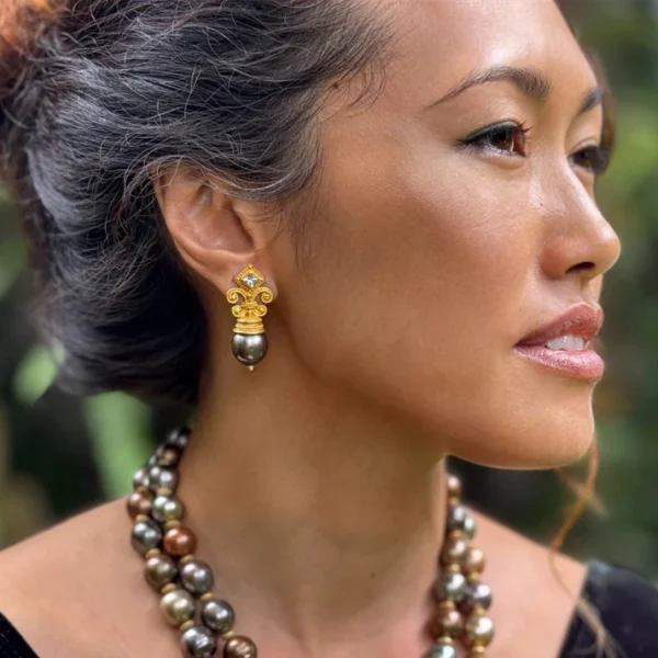 IMG_3390 Carolyn Tyler "Fleur de Lys" Earrings