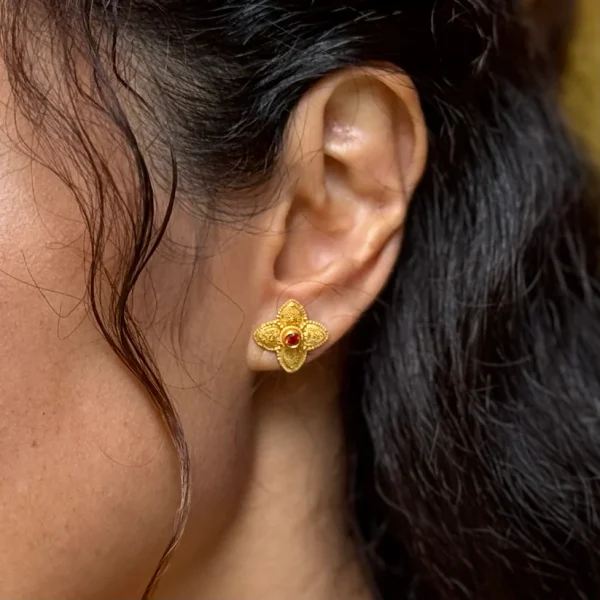 IMG_4139 Carolyn Tyler "Muji" Stud Earrings