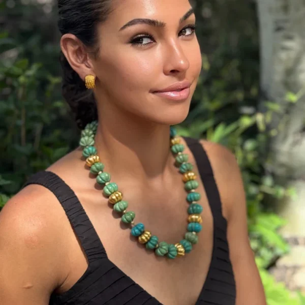 IMG_4486 Carolyn Tyler "Lola Pumpkin" necklace