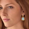 Carolyn Tyler "Sharon" Stud Dangle Earrings