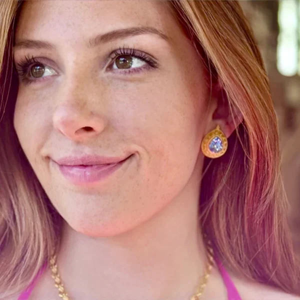 Carolyn Tyler "Susie Spiral" Stud Earrings