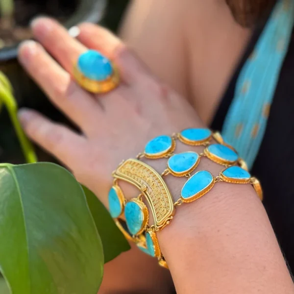 IMG_5161 Carolyn Tyler "Cielo Fishnet" Bracelet