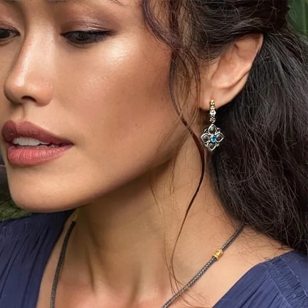 IMG_5212 Carolyn Tyler "Angela" Huggie Hoop Earrings