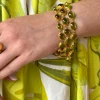 Carolyn Tyler "Kafir Lime Fishnet" Bracelet