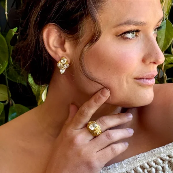 IMG_5681 Carolyn Tyler "White Dove" Dangle Earrings