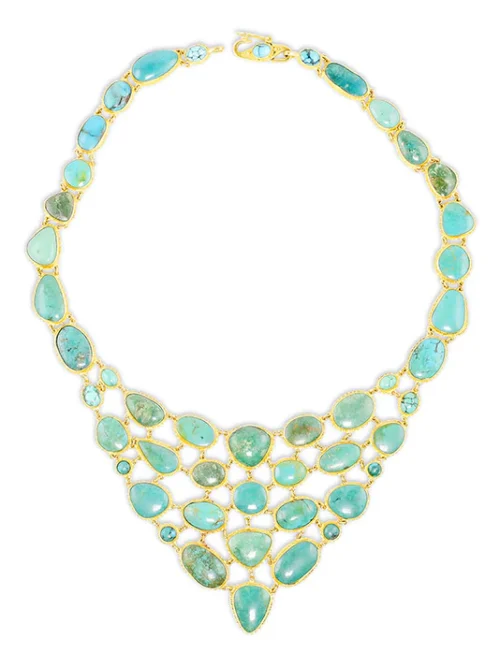 Carolyn Tyler "Arizona Fishnet" Bib Necklace