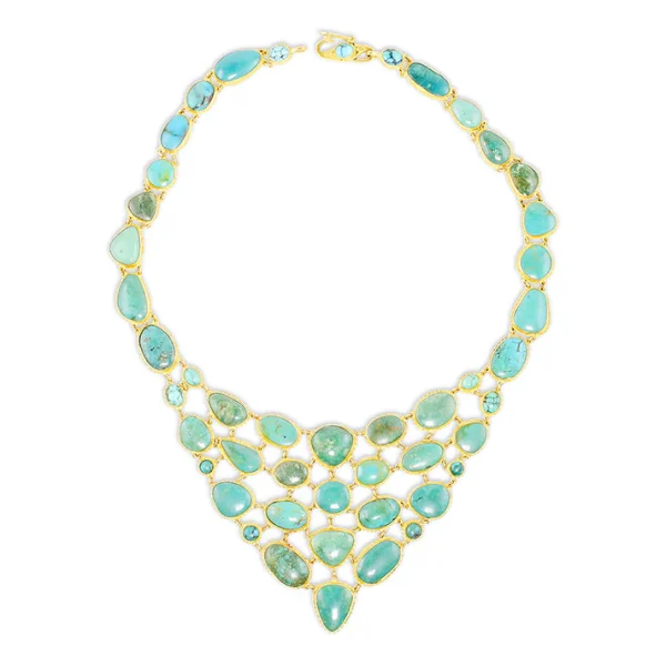 N-8529_22_650 Carolyn Tyler "Arizona Fishnet" Bib Necklace