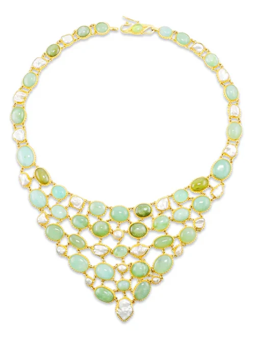 Carolyn Tyler "Florida Fishnet" Bib Necklace