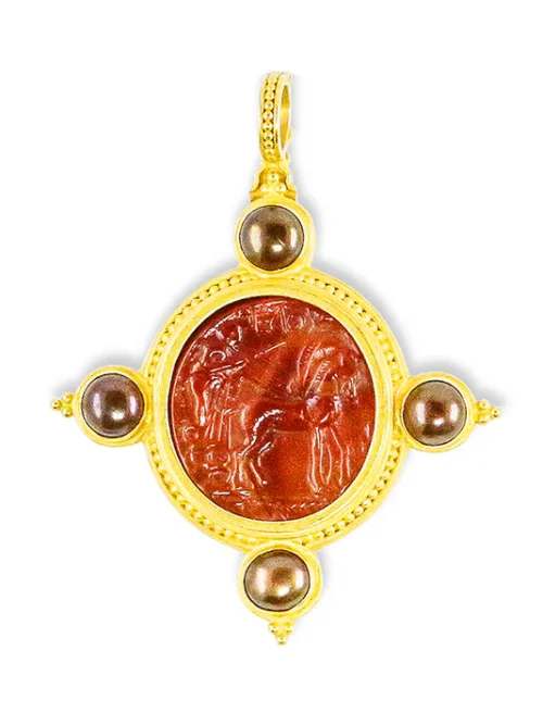 P-9360_11_900_2 Carolyn Tyler "Vienna" Pendant and Pin